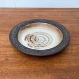 Coupelle de poterie d'atelier danois du milieu du siècle par B.J. Keramik, années 1960