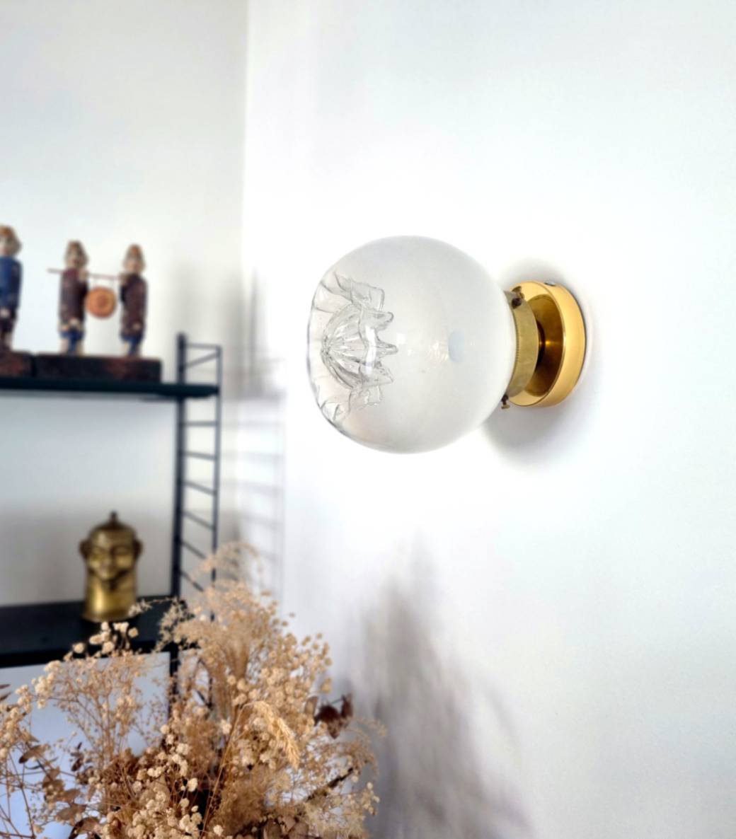 Farell globe wall light