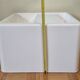 Side table with fiberglass storage Berthier style, 1970s, 50 cm