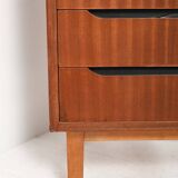 Scandinavian mahogany chest of drawers from the 1950s