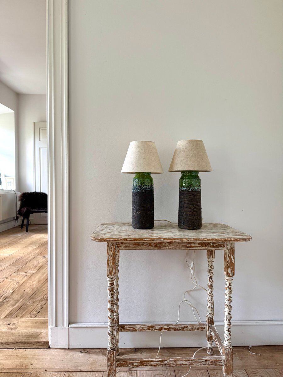 Swedish ceramic table lamps from Tilgmans, 1960s, set of 2