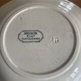 2 'Mignon' soup plates from Sarreguemines