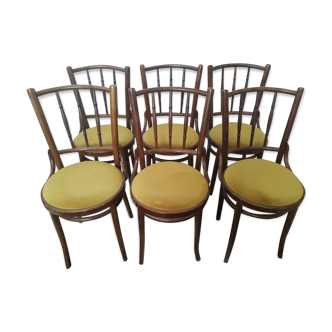 Series of 6 chairs bistrot