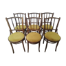 Series of 6 chairs bistrot