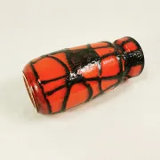 Fat Lava ceramic vase, Scheurich Keramik 242-22 "Spiderweb," 1960s.