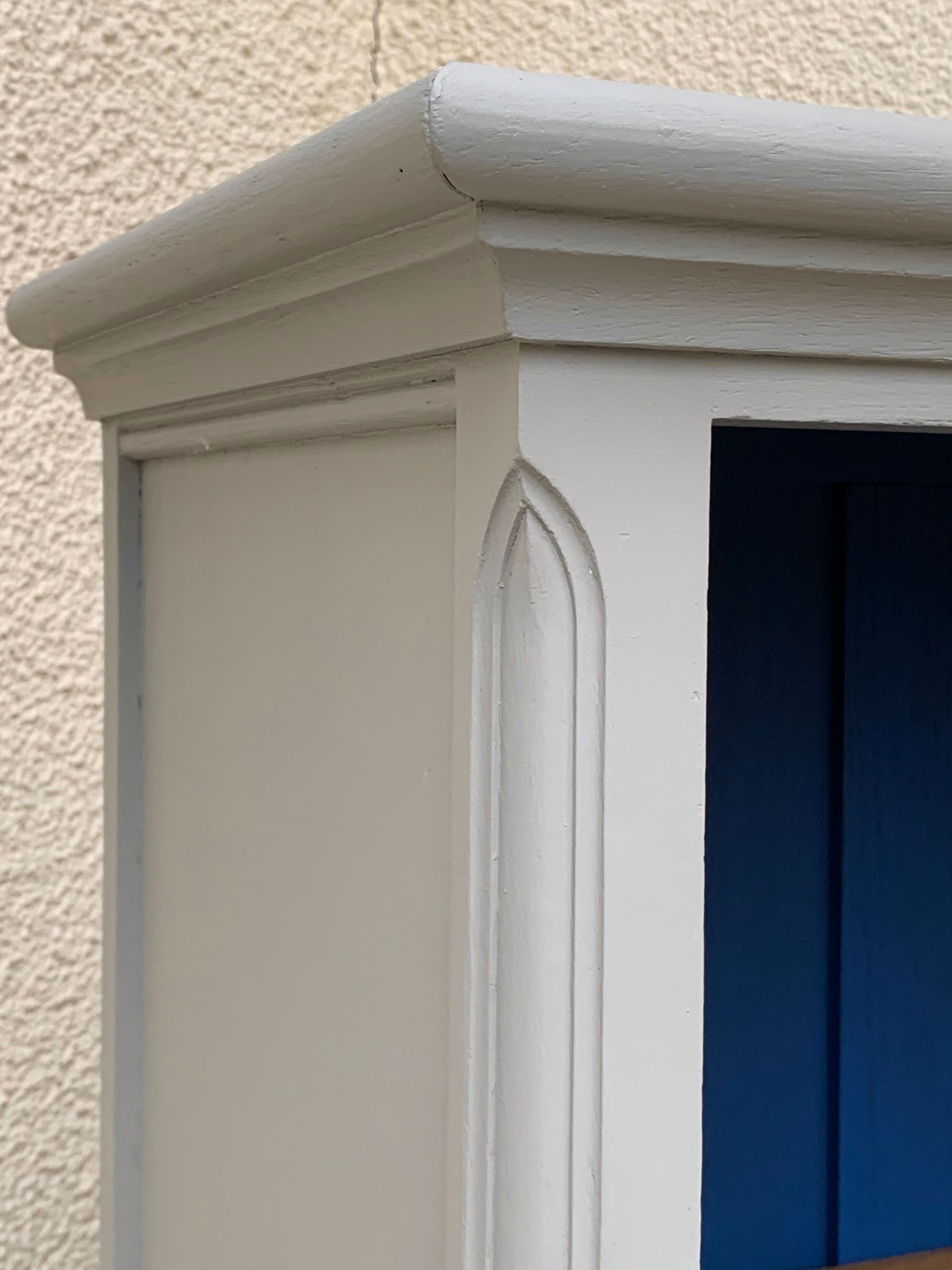 1930s Parisian glass-fronted wardrobe