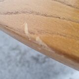 Elm dining table by Luigi Gorgoni, 80s