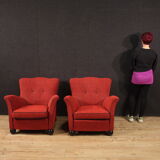 Pair of Italian design armchairs from the 70s