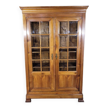 Louis Philippe library in cherry wood