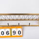 Wall coat rack Hollywood Regency style 1960s