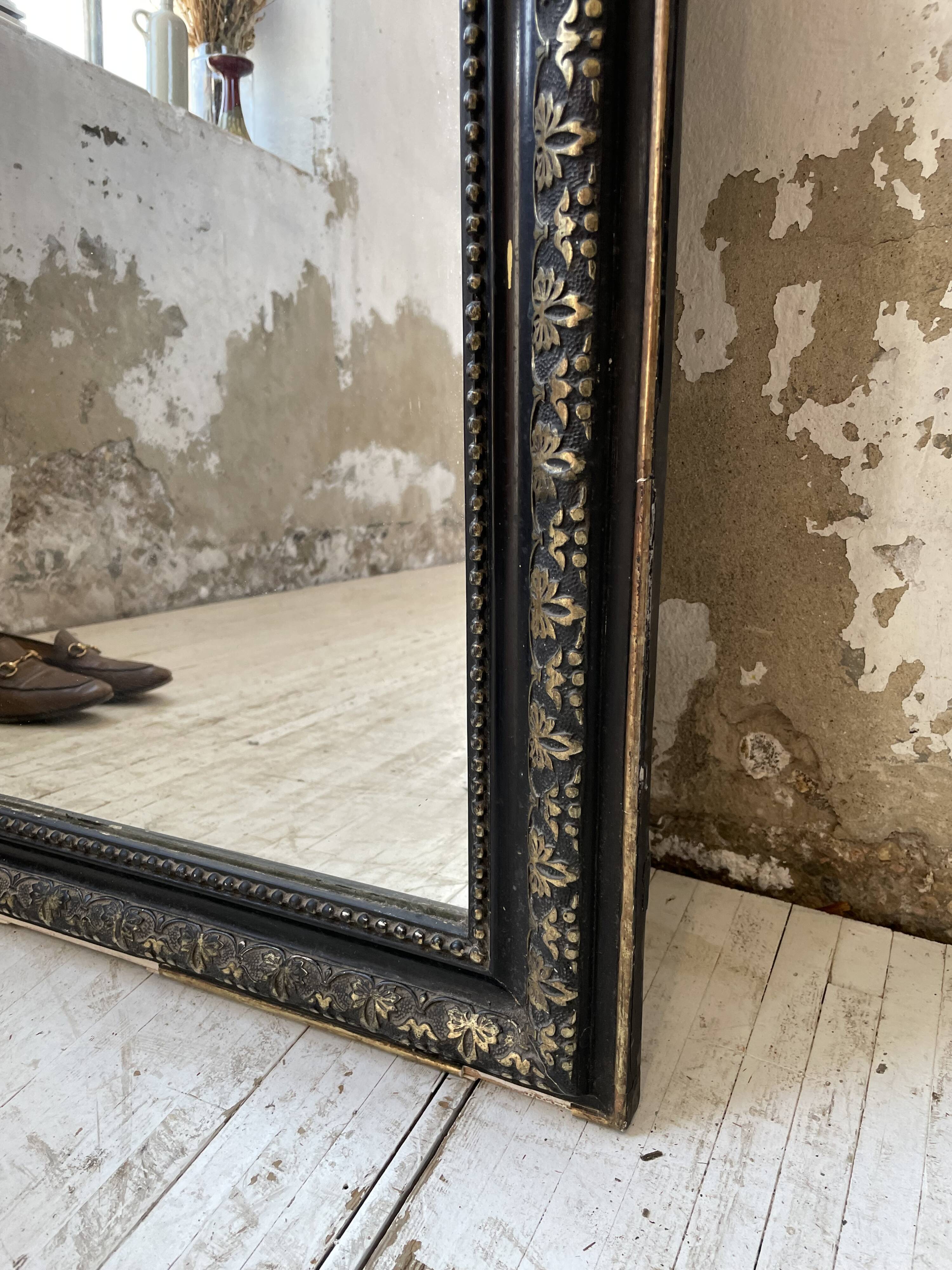 Louis Philippe XXL white mirror 2m