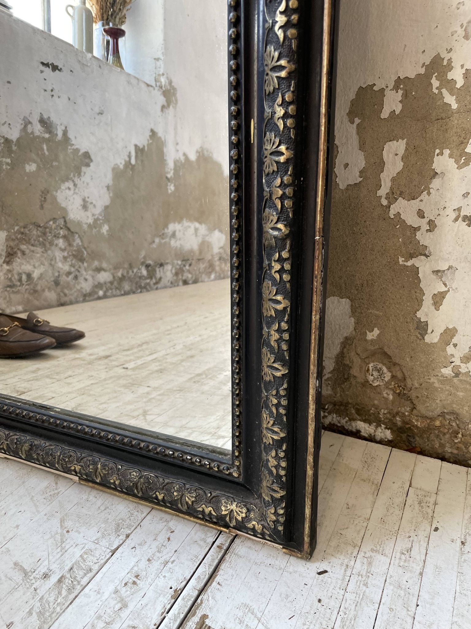 Miroir XXL blanc Louis Philippe 2m