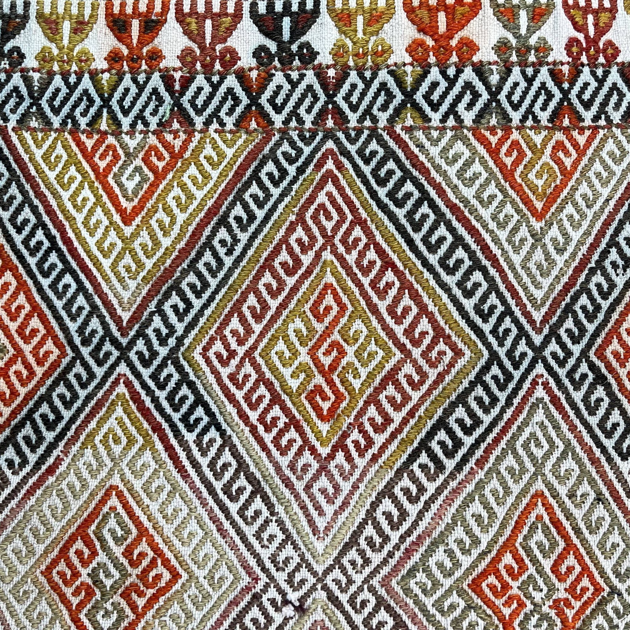 Tapis kilim turc vintage 85 x 46 cm