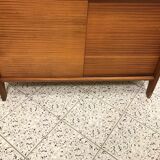 Library, buffet sliding doors, 50's