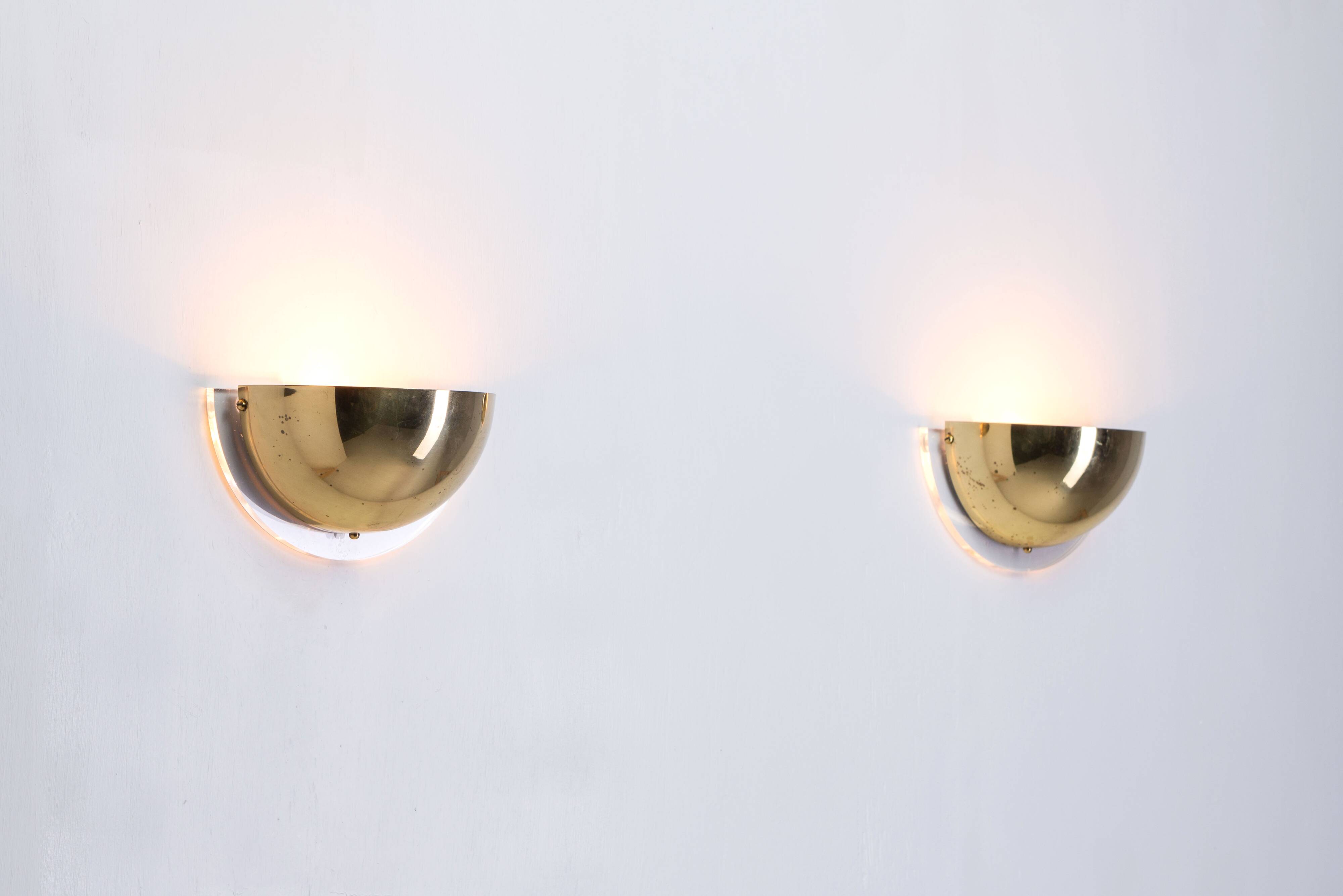 Set of two wall lamps by N Leuchten, Germany, 1970s