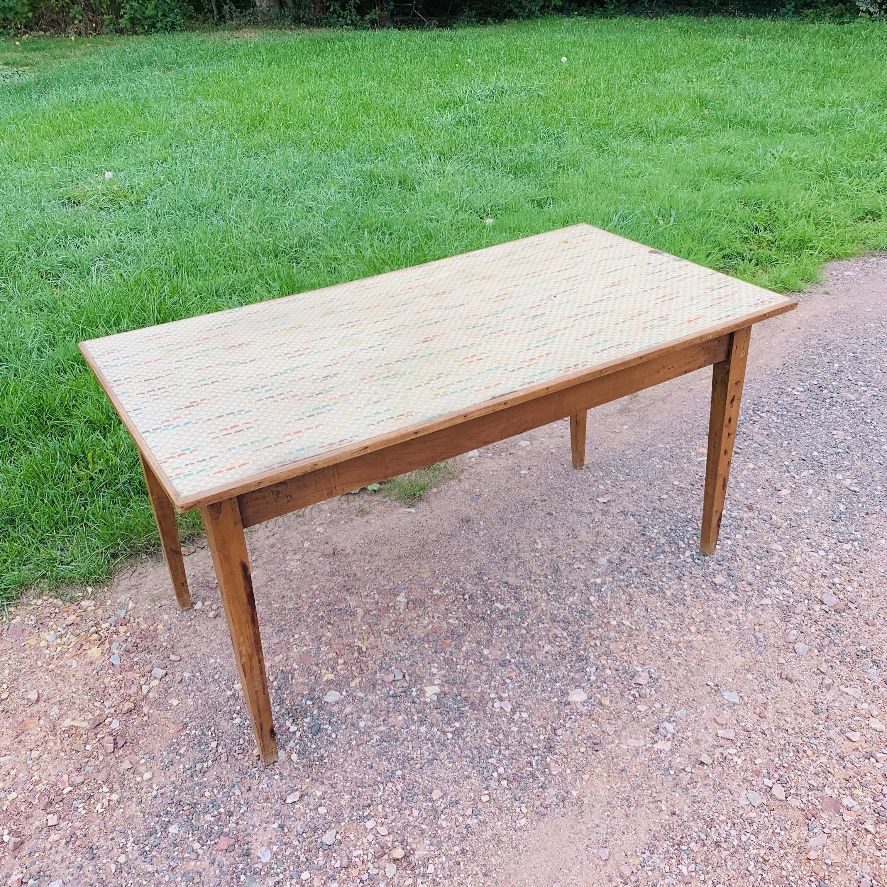 Farmhouse table - 1m38 long