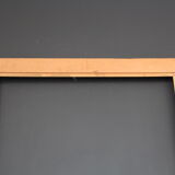 Large wooden black and gilded frame