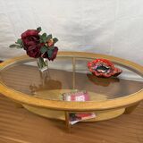 Mid-Century Retro Vintage Oak-Style Coffee Table by Nathan Furniture  Edged