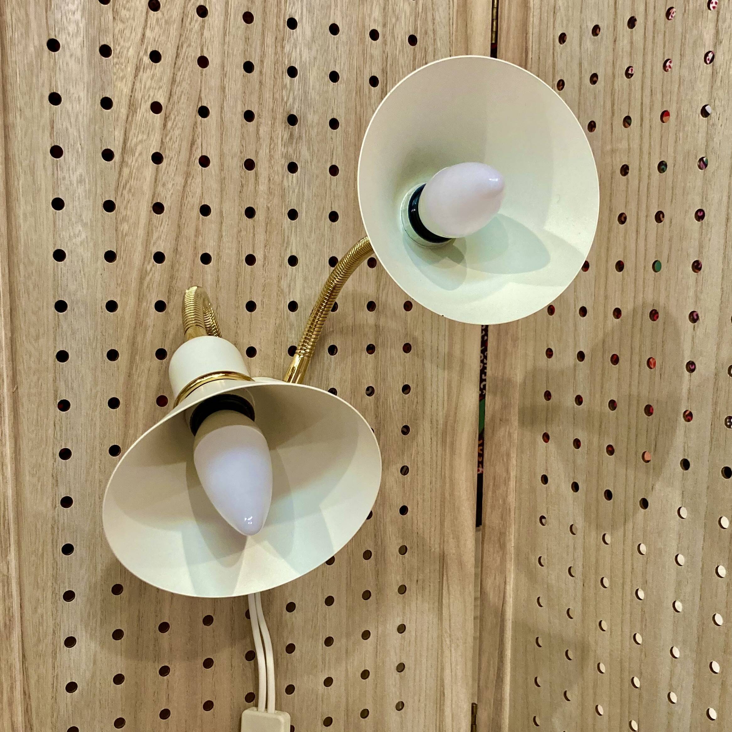 Modular scandinavian design wall lights.