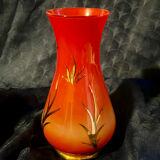 Red vase and gilding 1960s