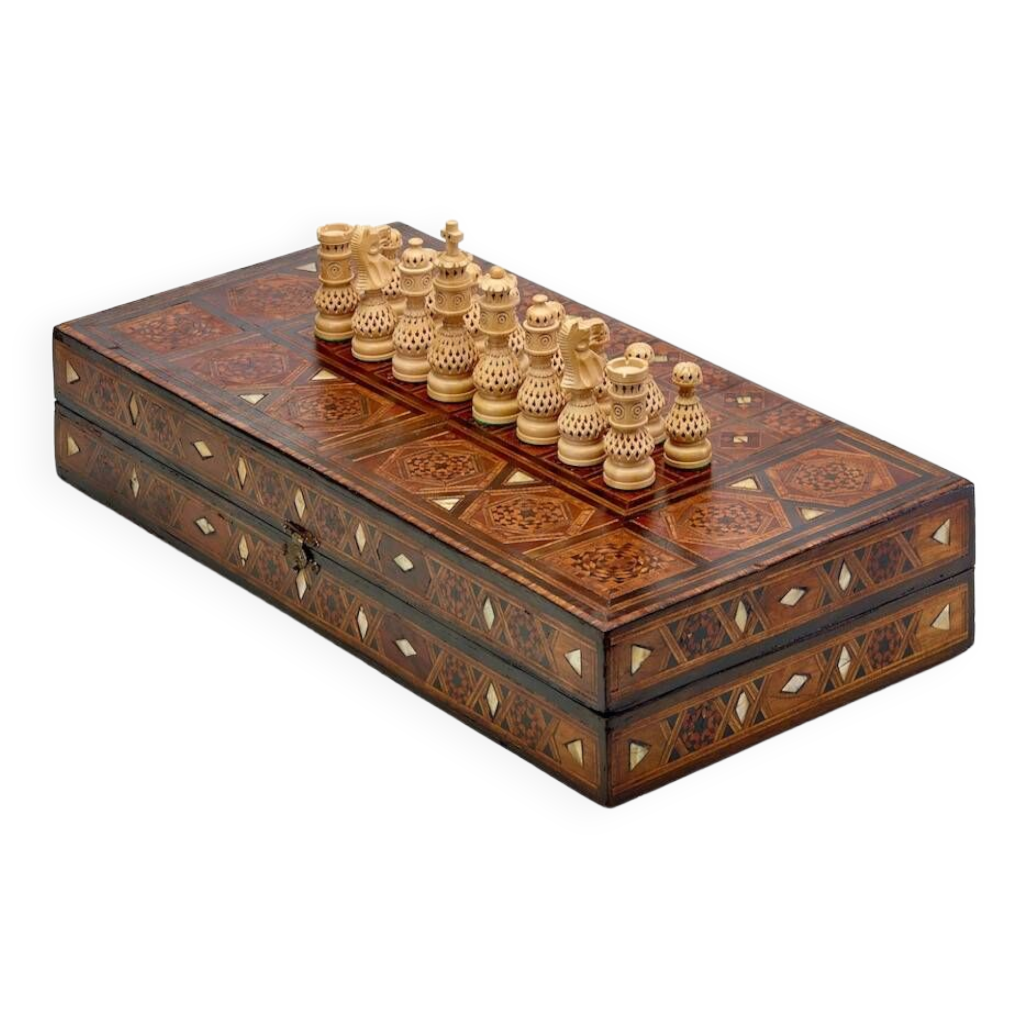 Marquetry game board