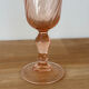 Vintage lot de 4 flûtes à champagne rosaline Luminarc