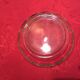 Very beautiful crystal cup with silver metal rim