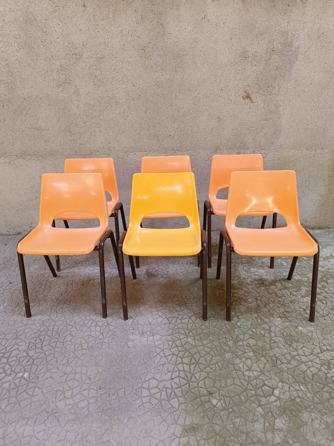 Vintage nursery school children's chair