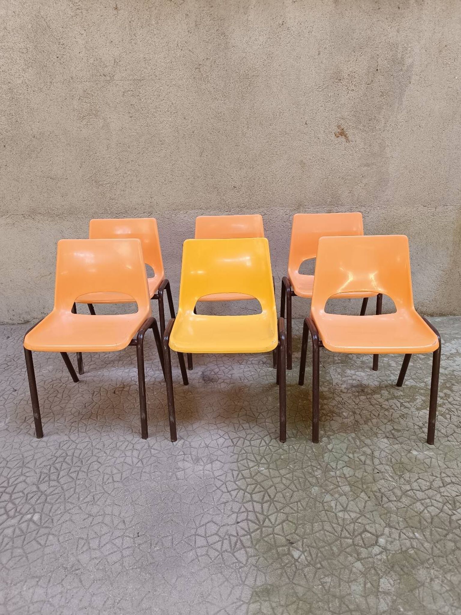 Vintage nursery school children's chair
