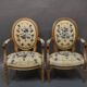 Paire médaillons Louis XVI