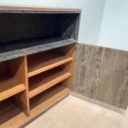 Art Deco Office Cabinet in Limed Oak from De Coene, 1935