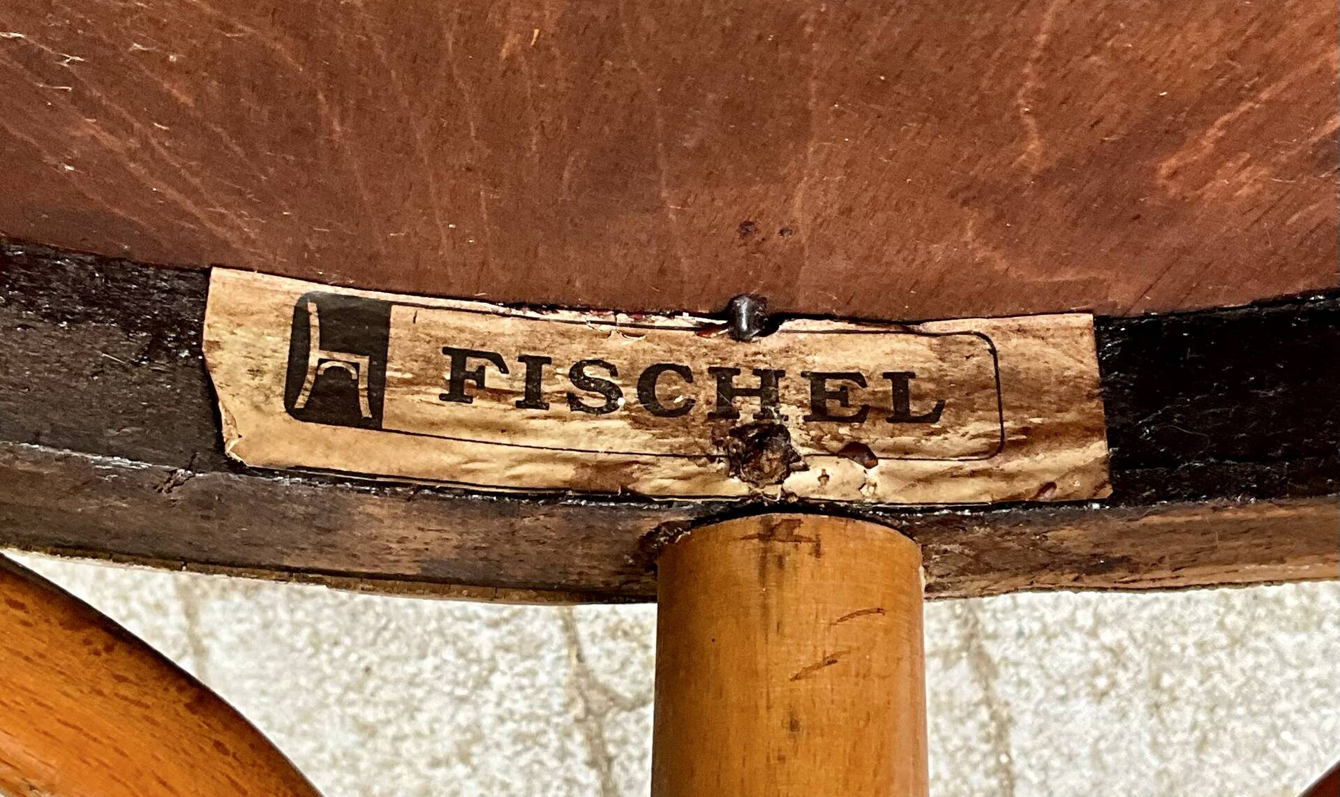 Fauteuil Fischel en bois courbé, début XXe