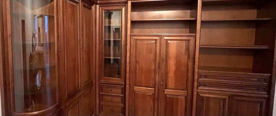 Large wooden dressing room