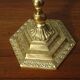 Golden brass chandelier from Israel