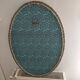 Vintage rattan braided mirror 65x44cm