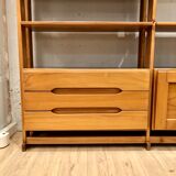 Regain 1970 modular library in solid elm