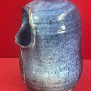 Salt box, Guérande ceramic salt box, signature to identify - 19 cm