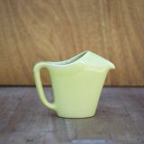 Saint Clement pitcher, modernist pitcher, yellow ceramic pitcher