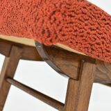 1980s Oak Stool, Czechoslovakia