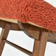 Tabouret en chêne des années 1980 Tchécoslovaquie