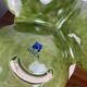 Green cabbage appetizer dish, SILEA, 3 compartments, ceramic
