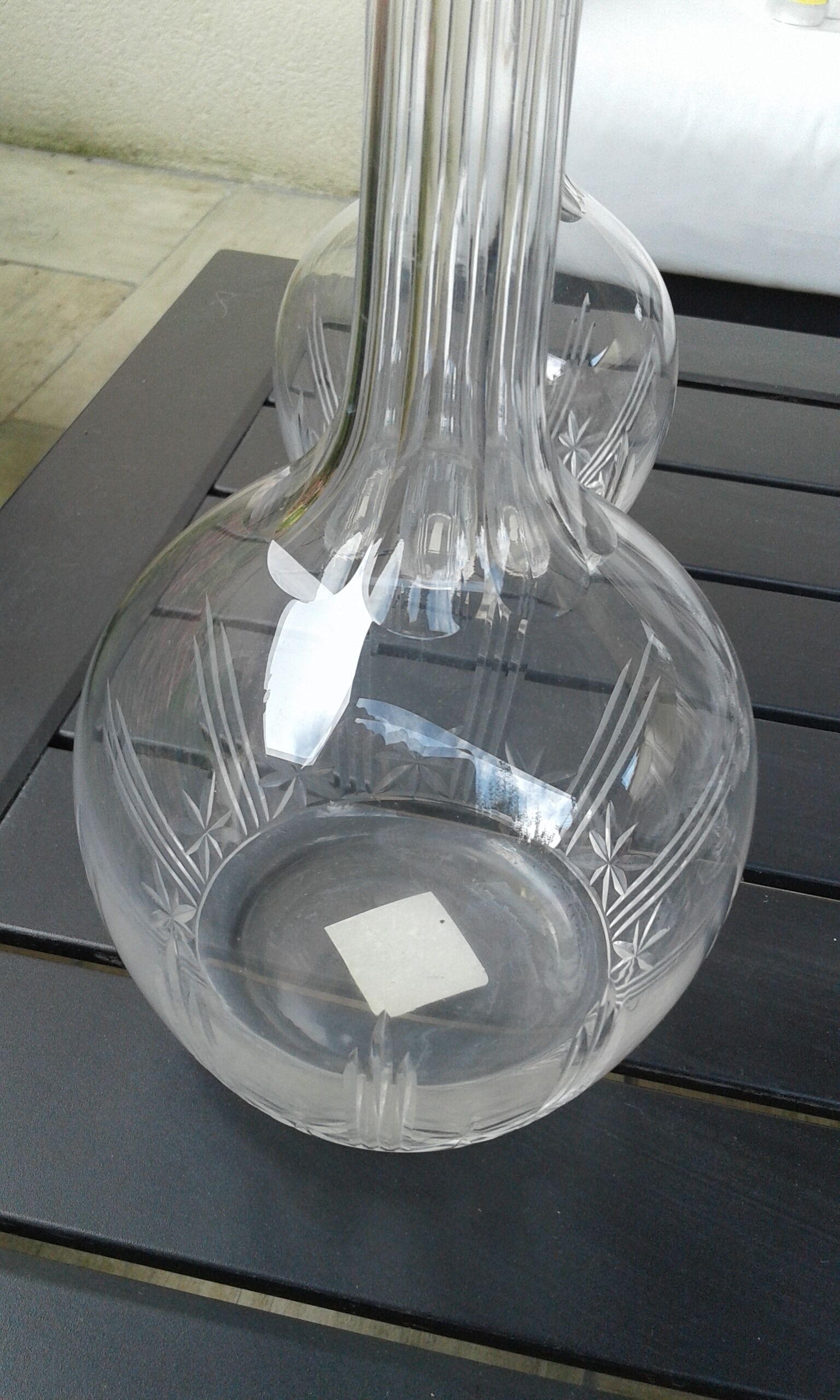 Service 25 glasses and 2 carafe in crystal