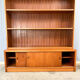 Bibliothèque avec meuble de base, teck, années 1960