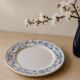 3 assiettes plates Digoin Sarreguemines modèle Pêcher