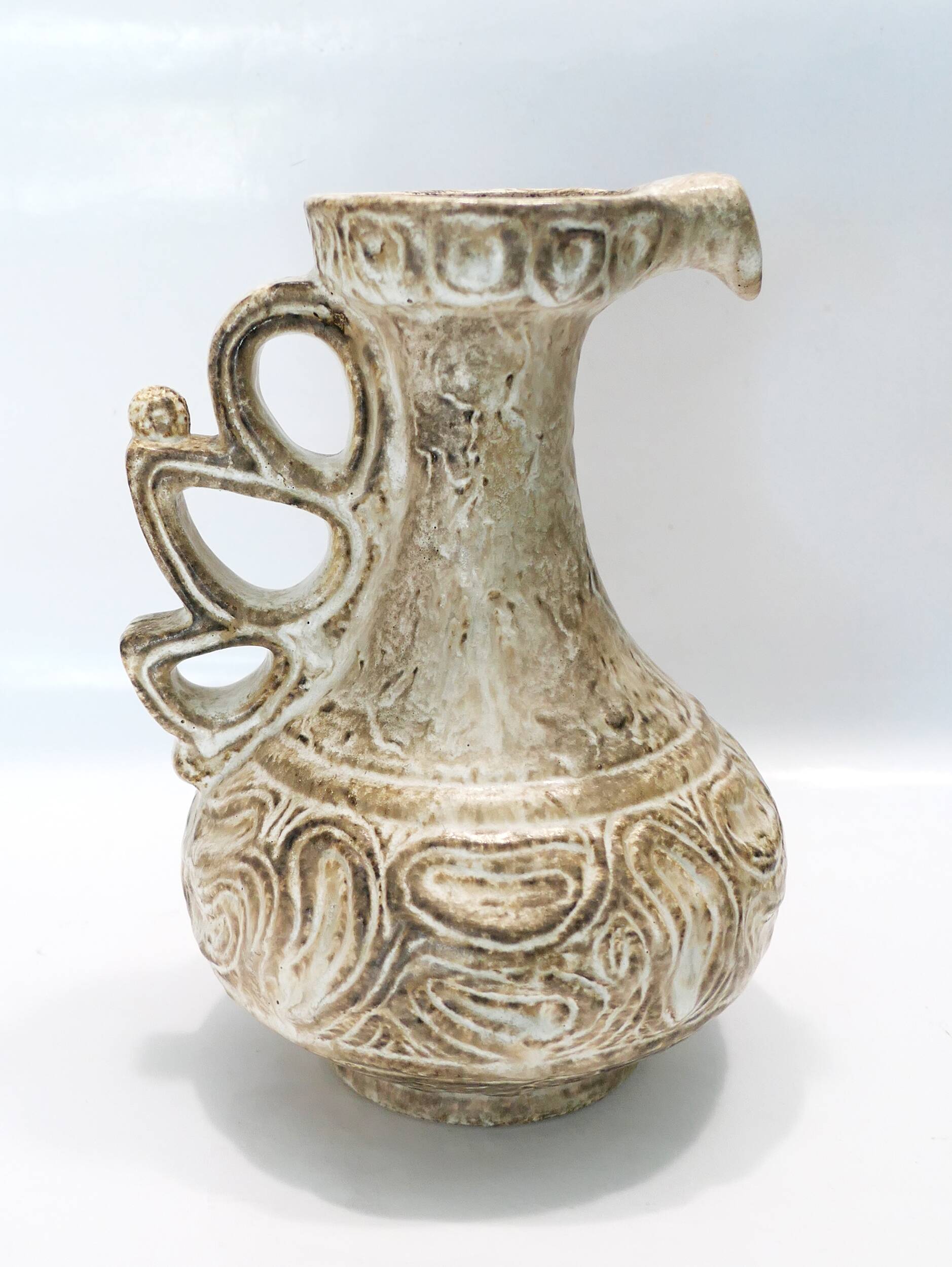 brutalist modernist vase pitcher 1960 Dumler & Breiden