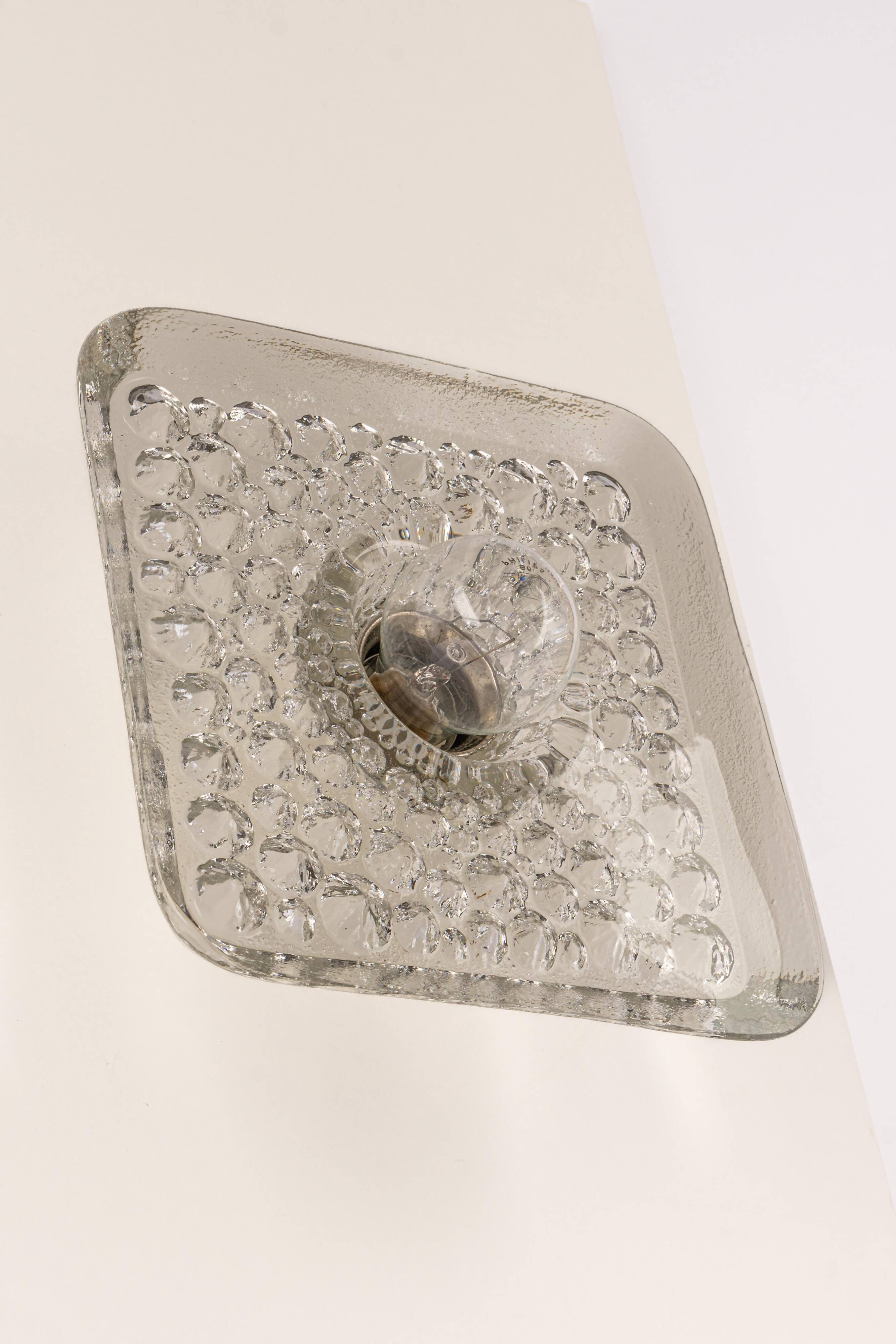 Exclusive Sputnik wall sconces in crystal by Peill & Putzler, Germany.