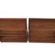 Set of 2 Scandinavian wall-mounted bedside tables, Sweden, 1960