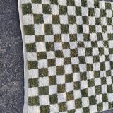 Traditional handmade pure wool rug, size 100 x 200 cm