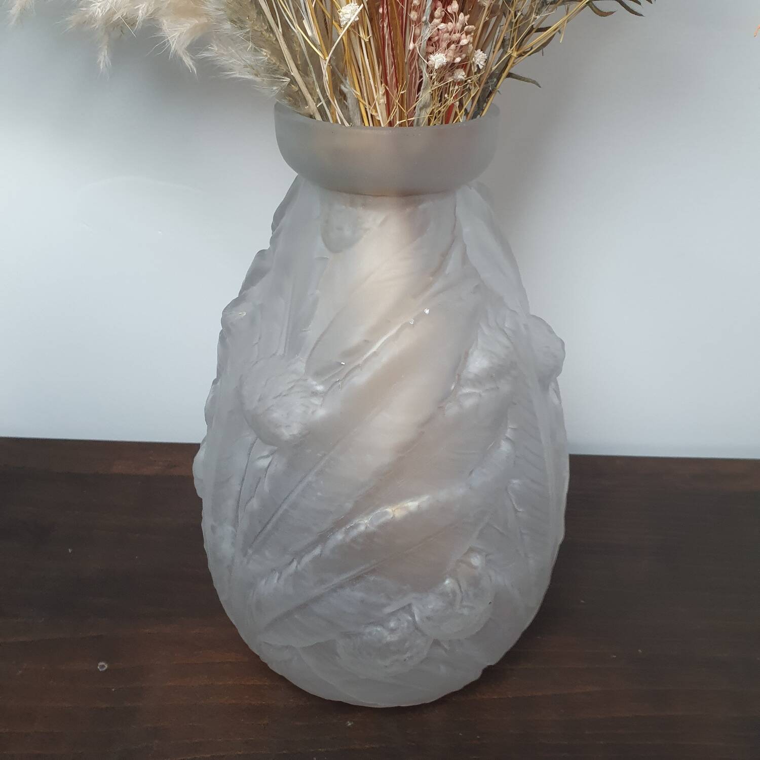 Polished glass vase Etaleune - Chestnut