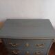 Commode de chambre patiné de style régence 2 tiroirs
